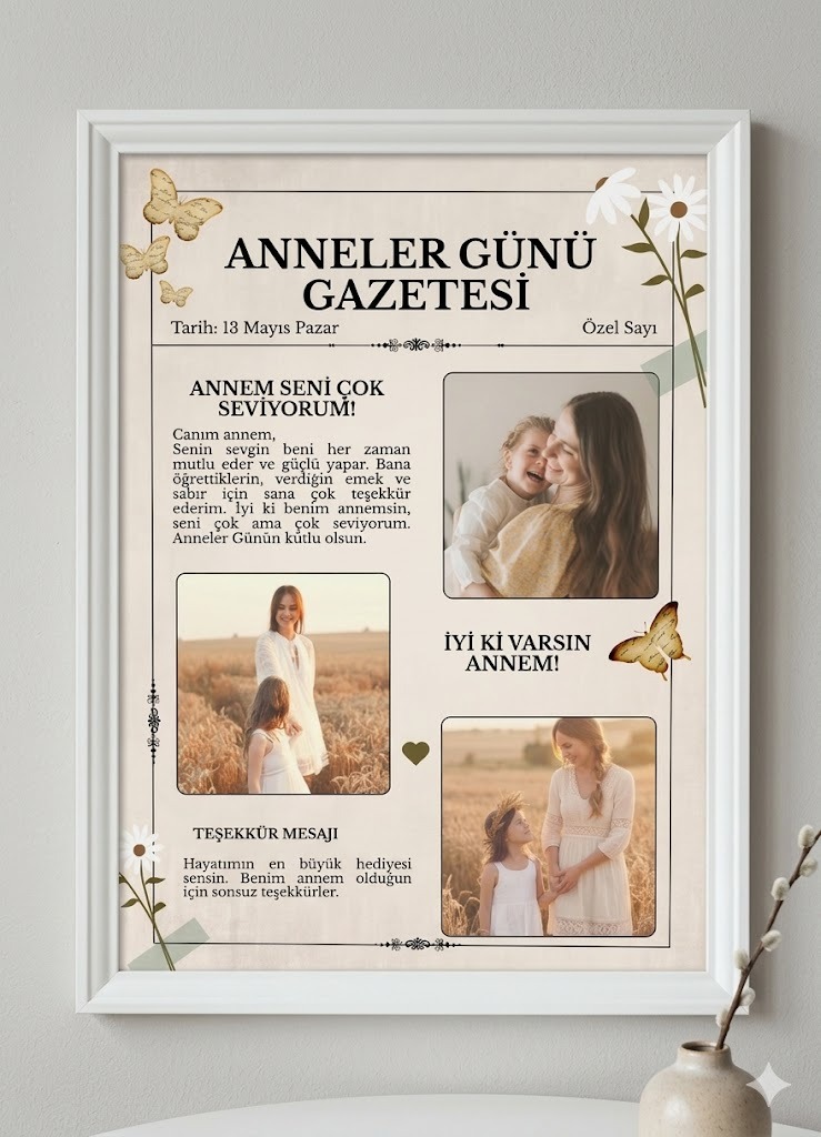 Anneler günü hediye